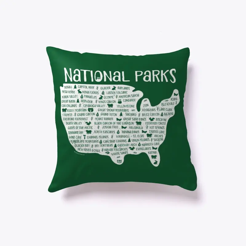 United States All 63 National Parks