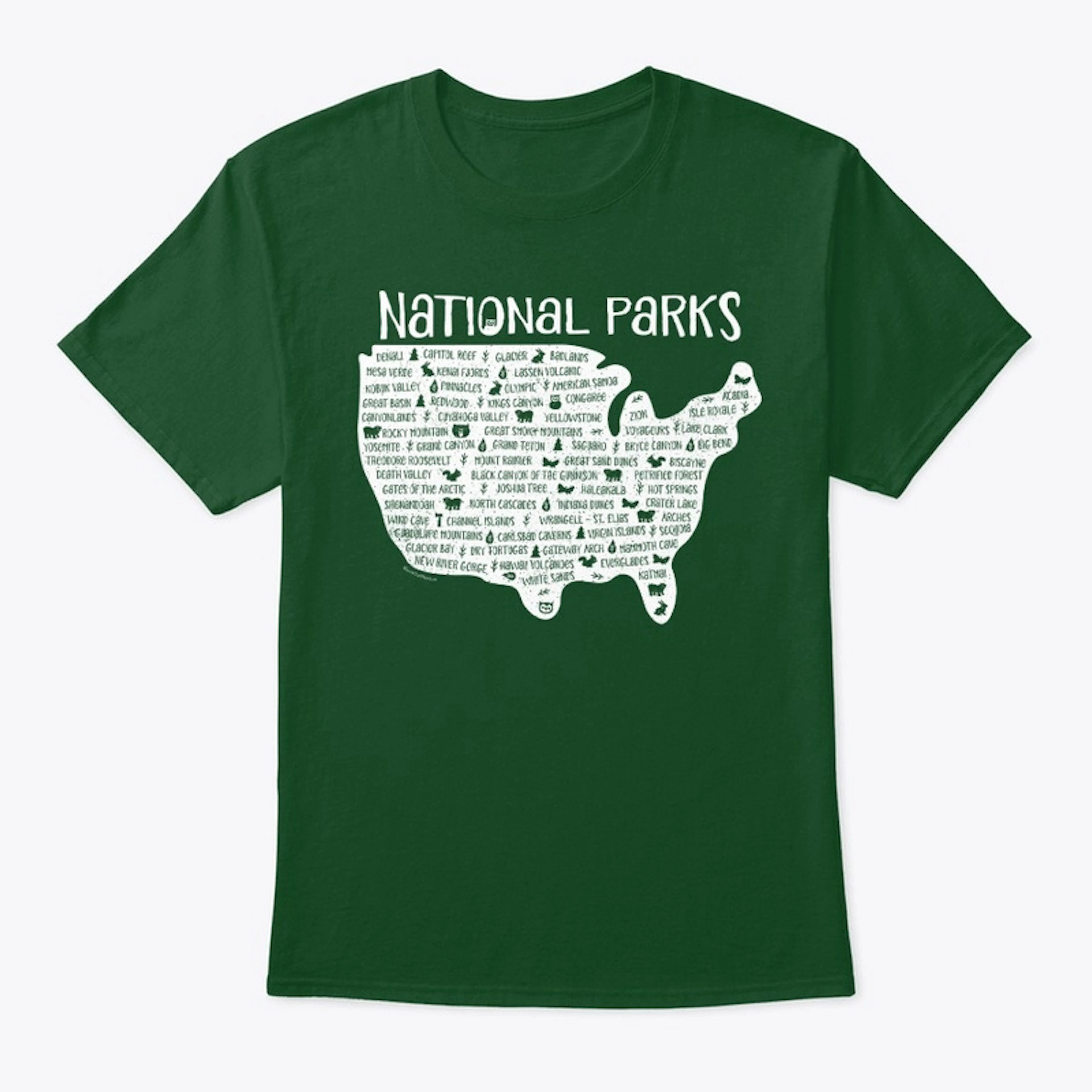 United States All 63 National Parks